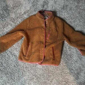 Universal thread Sherpa/Teddy Brown Jacket